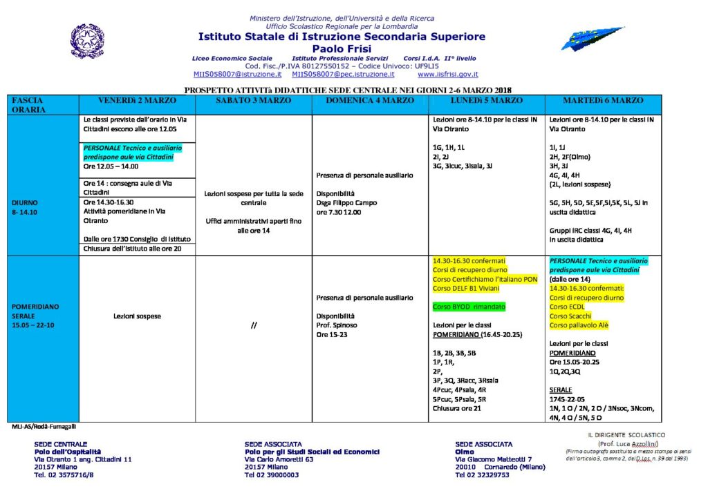 CIRC. N.226 – 01.03.2018 – PERIODO ELETTORALE